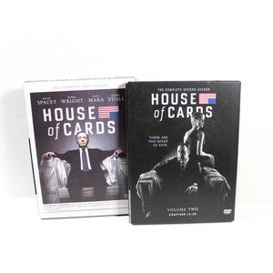 House of Cards Season 1 and 2 DVD Box Set TV Show Movie Bundle Netflix